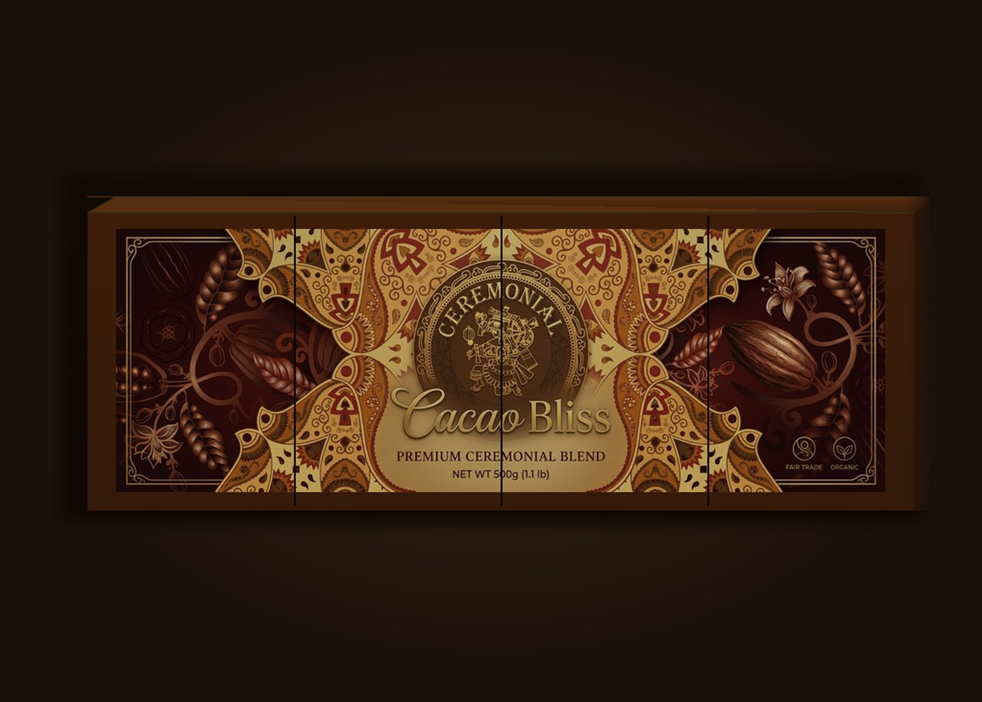 Cacao Bliss ceremoniële cacao blok