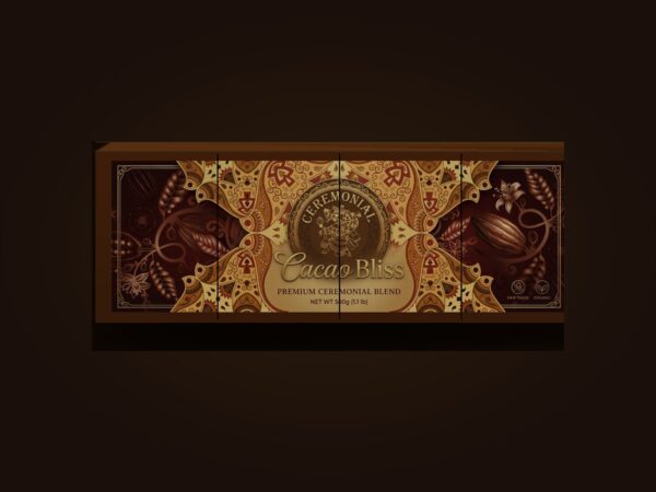 Cacao Bliss ceremoniële cacao blok 500 gram